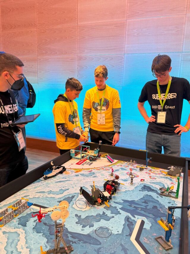first lego league, fll submerged, αγωνιστική ρομποτική, roboμάθεια, robot game, innovation project, core values, ρομποτική για παιδιά
