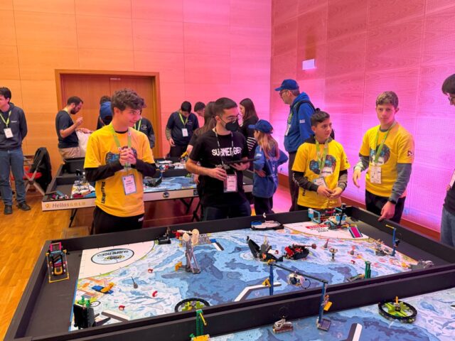 first lego league, fll submerged, αγωνιστική ρομποτική, roboμάθεια, robot game, innovation project, core values, ρομποτική για παιδιά