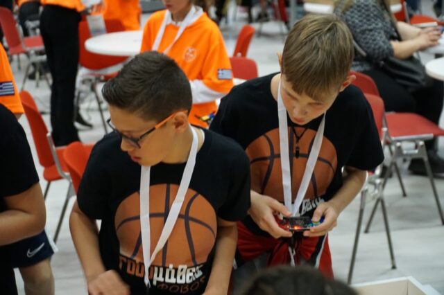 bastemball stem basket robot tpbot competition mediterranean robomatheia roboμάθεια
