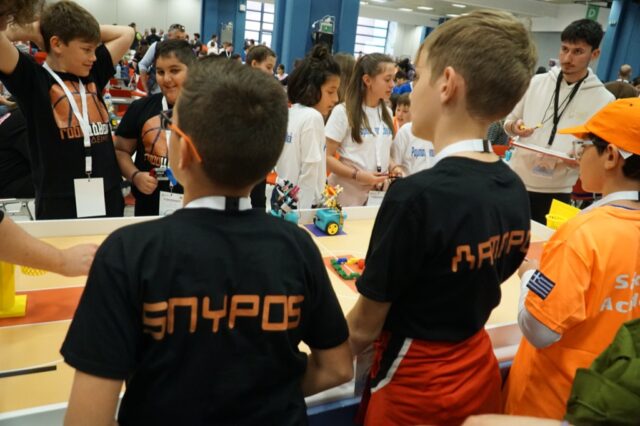 bastemball stem basket robot tpbot competition mediterranean robomatheia roboμάθεια