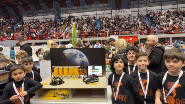 red storm stem roboμάθεια βραβείο πανελλήνιος διαγωνισμός εκπαιδευτική ρομποτική αγωνιστική ρομποτική δημοτικό καινοτομία lego