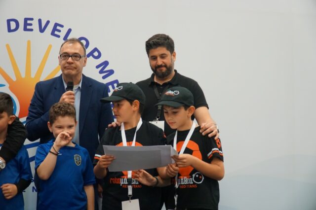 first mediterranean stem competition soccer football quarter final 1 st place 2nd place 3rd place robots coding kids lego wedo scratch microbit play learn fun robot robotics robomatheia