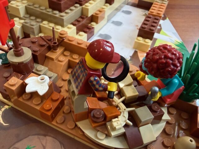 lego minifigures paleontologists dynosayrs archeologists PAST FINDERS · UNEARTHED℠ · FIRST® LEGO® League EXPLORE 2026